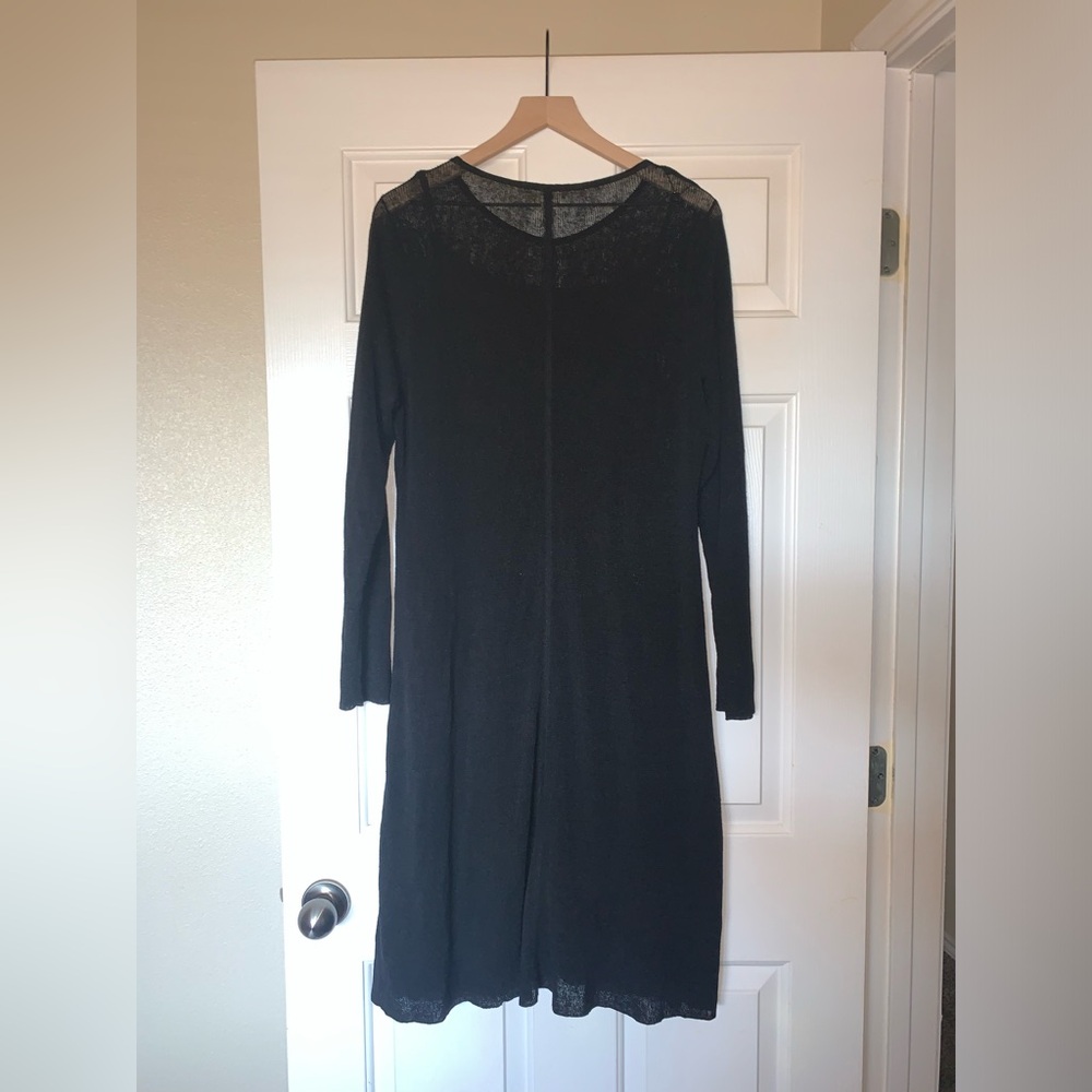 Eileen Fisher black sweater dress XL NWT - Picture 2 of 9